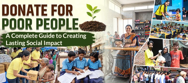 Donate for Poor People | Support with Sadguru Foundation